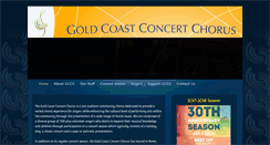 Desktop Screenshot of goldcoastchorus.org